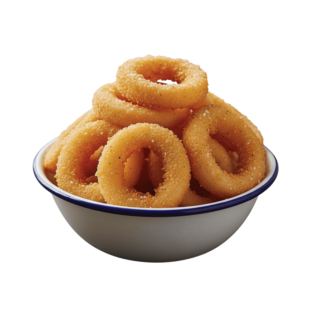 Anéis de Cebola Crocantes